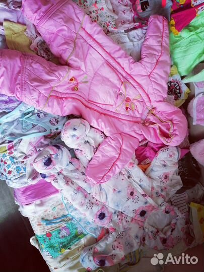 Вещи пакетом для девочки от 0 до года