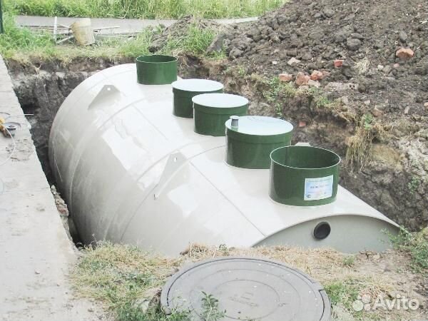 Канализация под ключ-Монтаж септика, выгребной ямы