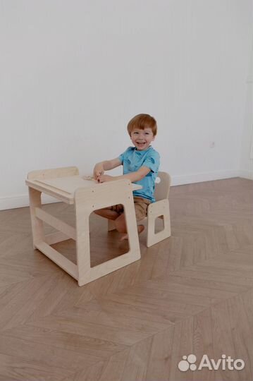 Детский стол и стульчик растущий