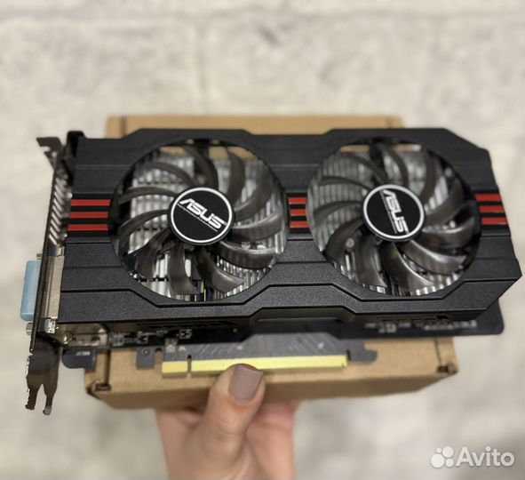 Видеокарта asus HD7770 2gb