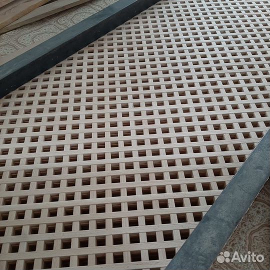 Декоративная решетка, Решетка из дерева