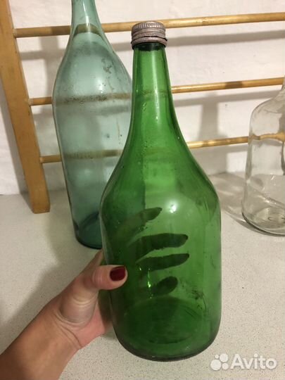 Старинные бутылки