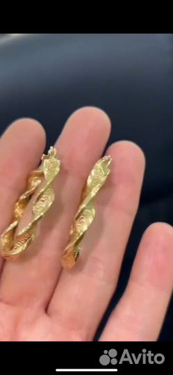 Золотые Серьги 585 проба