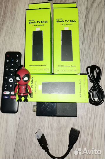 Смарт приставка android 4К Stick 1200 каналов