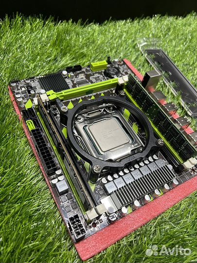 Новый комплект intel Xeon 2630v2 12ядер/32ram