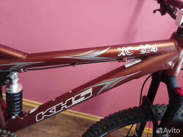 Велосипед двухподвес на раме KHS XC 204, размер S