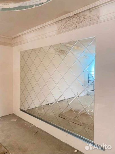 Зеркальное панно зеркало