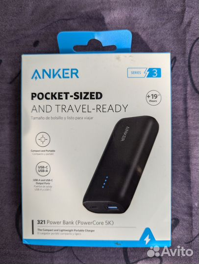 Anker 321 Powerbank 5000 mAh Павербанк