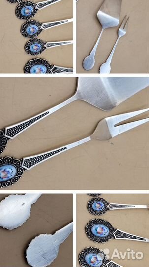 Мельхиоровые наборы Ножи Ложки