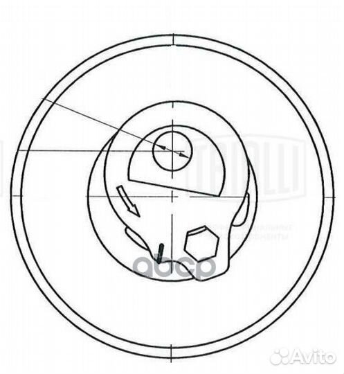 Ролик ремня грм chery tiggo 1.6 CM 6365 Trialli