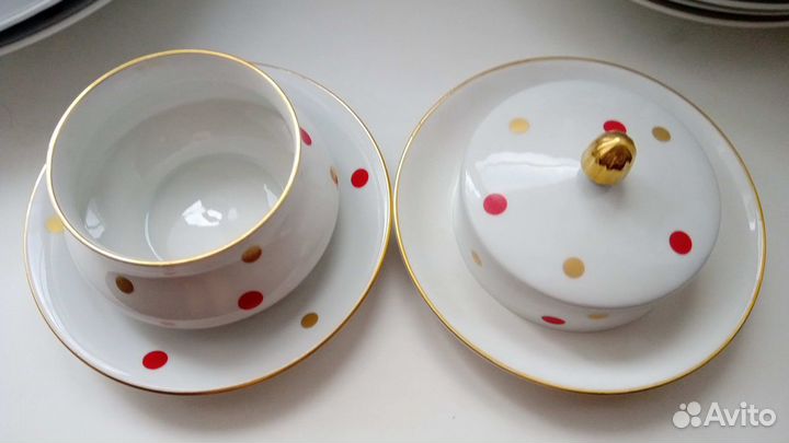 Фарфоровые сервизы производства гдр 80х гг