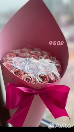 Шоколадные розы, пионы, тюльпаны