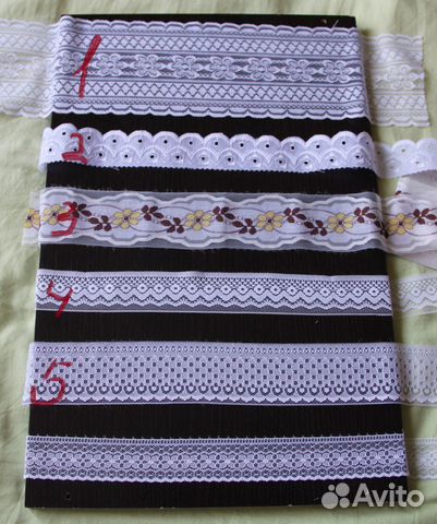 Шитье, кружево, тесьма