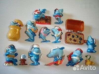 Киндер сюрприз Динозавры строители Пингвины барные