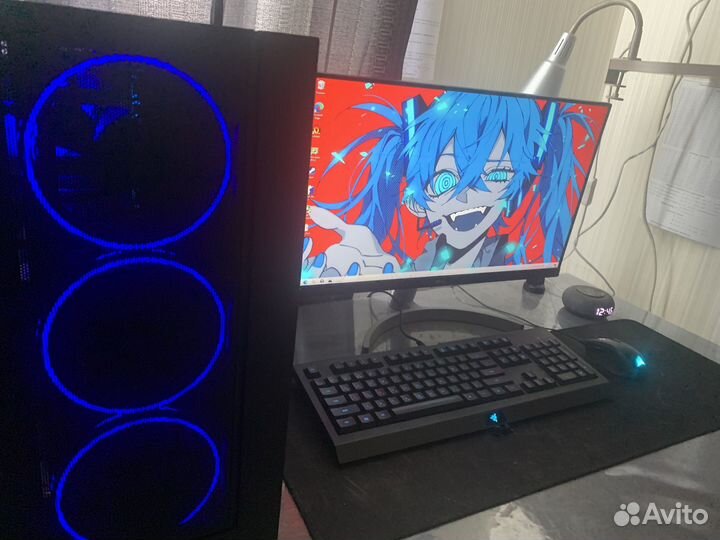 Игровой компьютер i3-9100F, sapphire RX 580