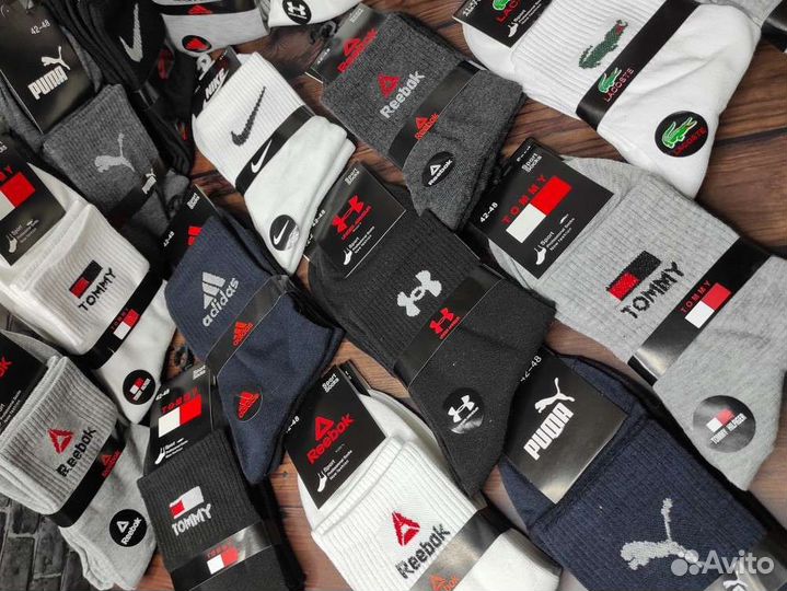 Носки nike adidas tommy reebok puma качество