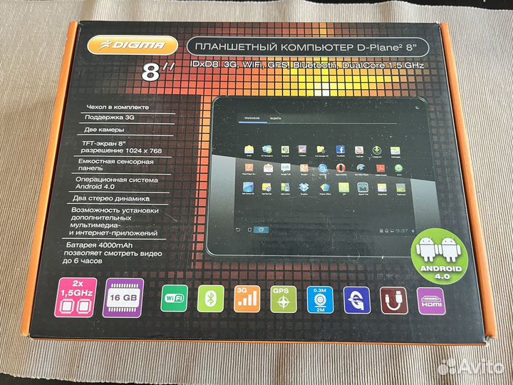 Планшет digma 8