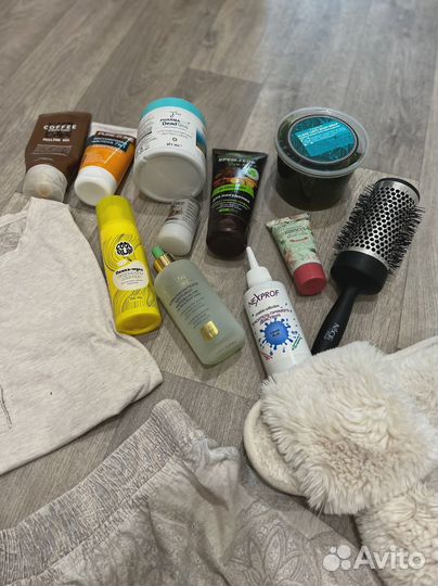 Пакет уходовой косметики пижама тапочки