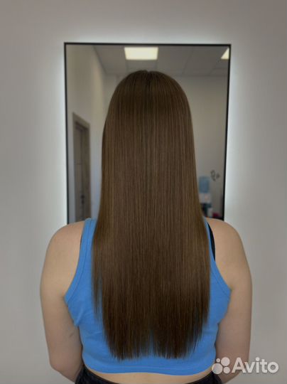 Кератиновое выпрямление