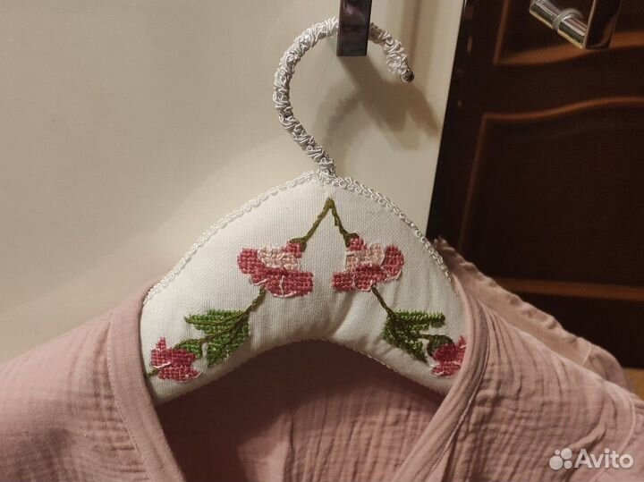 Вешалки плечики мягкие из муслина