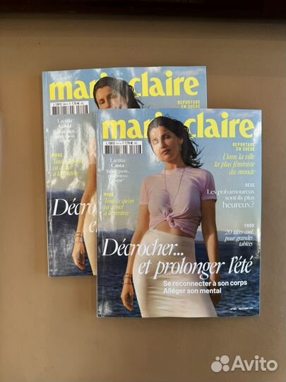 Журнал+сумка Marie Claire 2024. Август. Франция