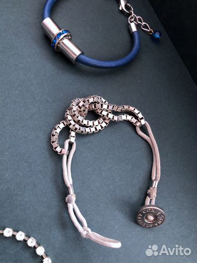 Браслет англия германия винтаж кожа gas bijoux