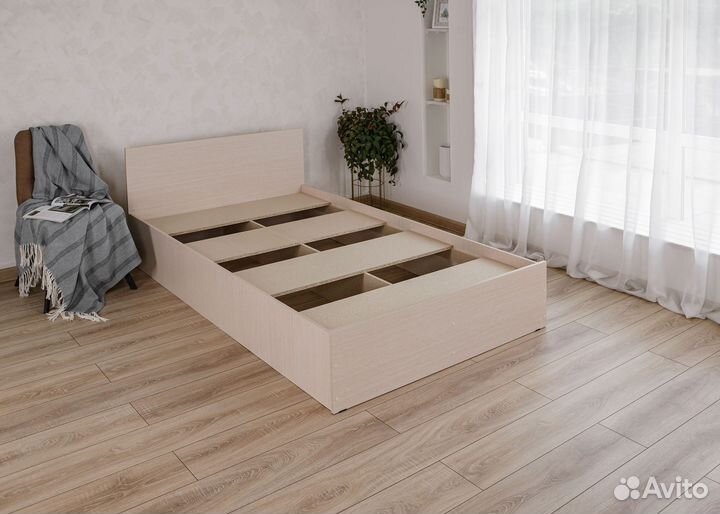 Кровать с матрасом 90х200 Милена