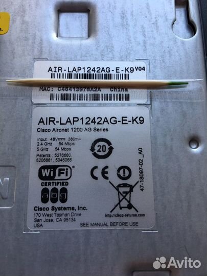 Cisco AIR-lap1242ag-E-K9 точка доступа