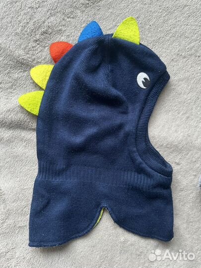 Шапка шлем для мальчика демисезонная