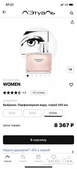 Парфюмерная вода