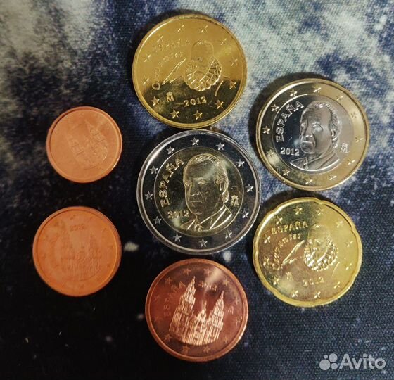 Лимитированный набор евро Испания