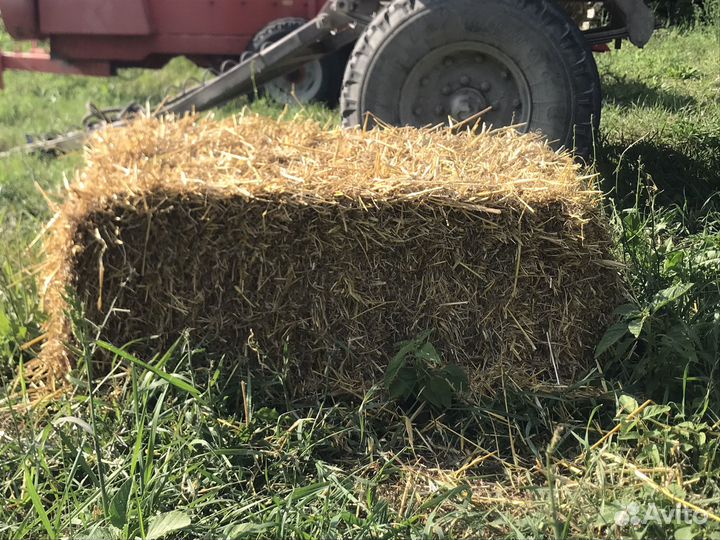 Солома в тюках