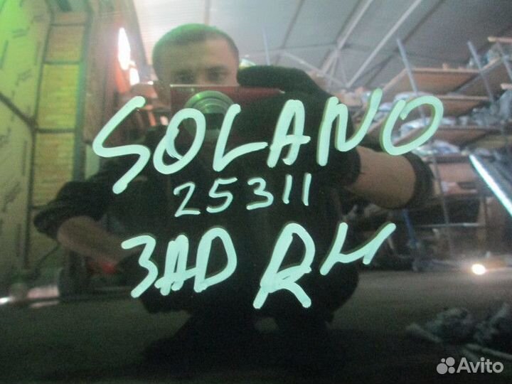 Стекло двери задней правой Lifan Solano 2010-2016