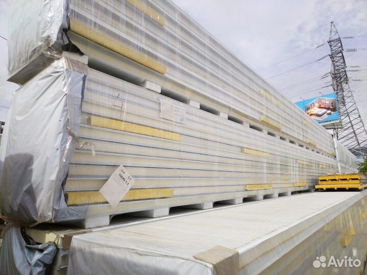 Сэндвич панели 15000 м2 в наличии