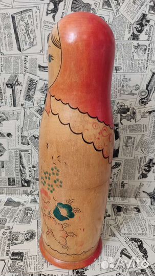 Матрешка большая СССР футляр для бутылки