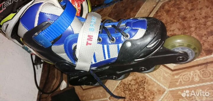 Роликовые коньки детские раздвижные