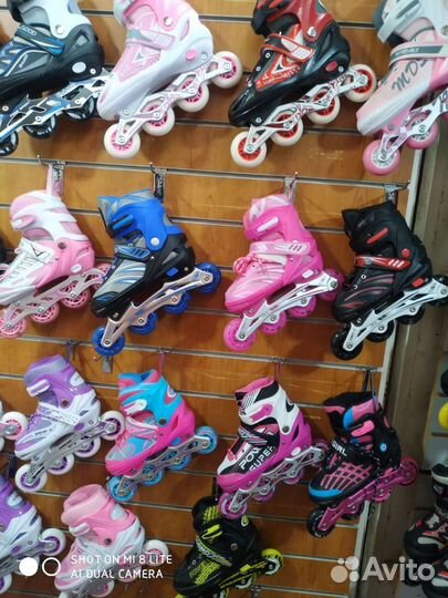 Детские ролики и защита