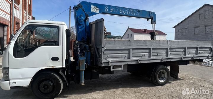 Isuzu NQR71P-7 с КМУ, 2007