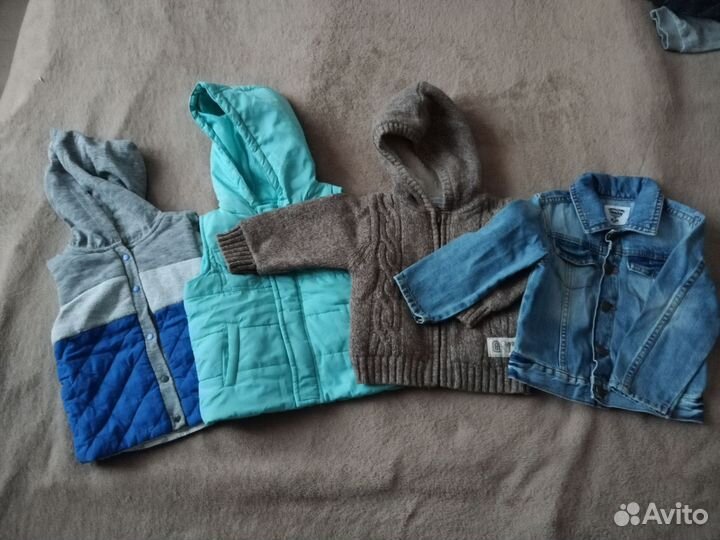 Вещи пакетом на мальчика 74-92