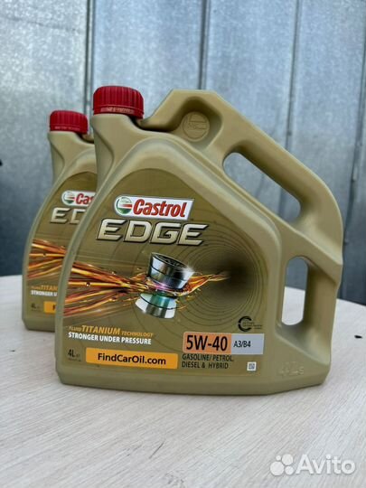 Масло Castrol Edge 5w-40 A3/B4 4л