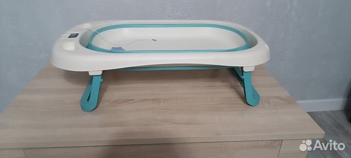 Ванночка для купания складная с термометром
