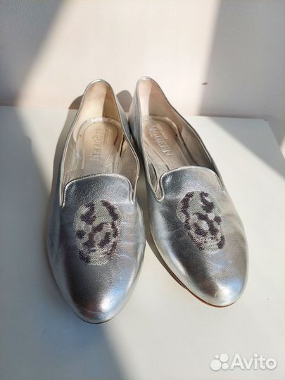 Кожаные лоферы Alexander Mcgueen. Оригинал