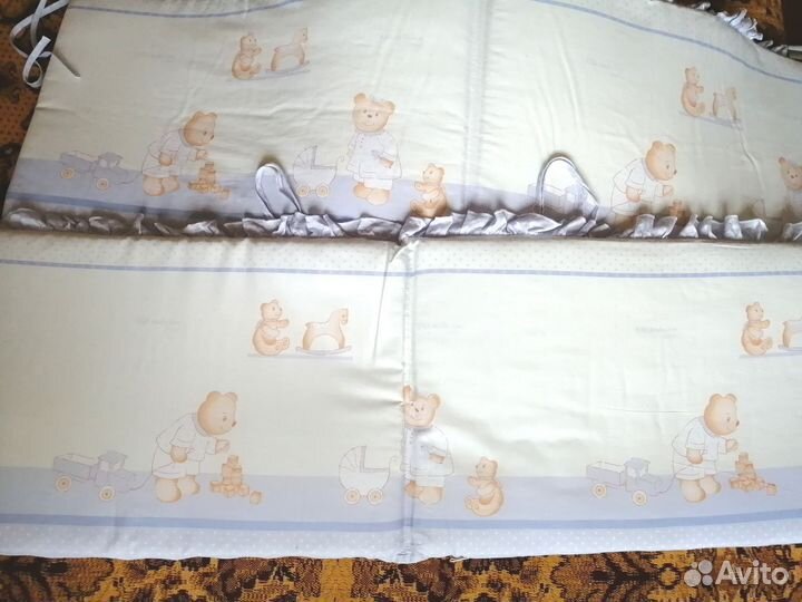 Бортики в детскую кроватку