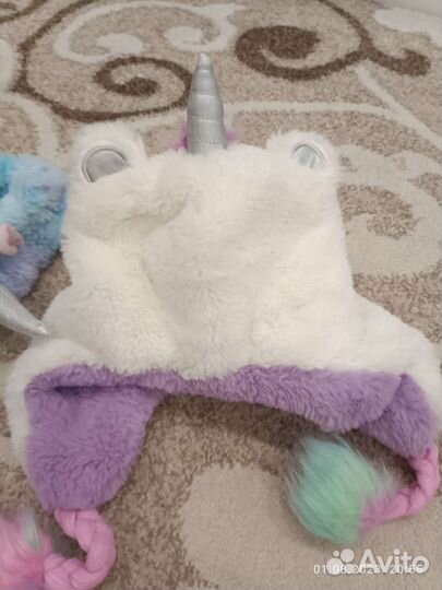 Шапка единорожка и ободок единорог