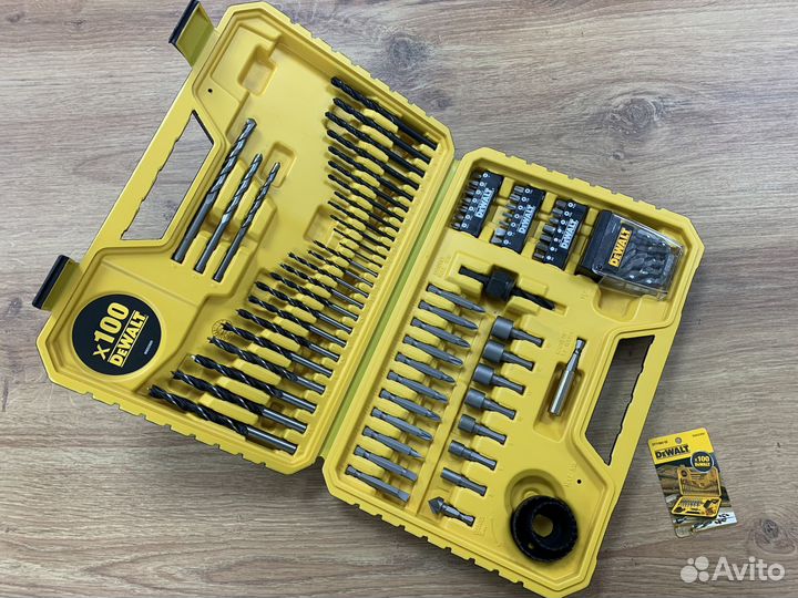 Набор сверл и бит dewalt DT71563 (100 предметов)