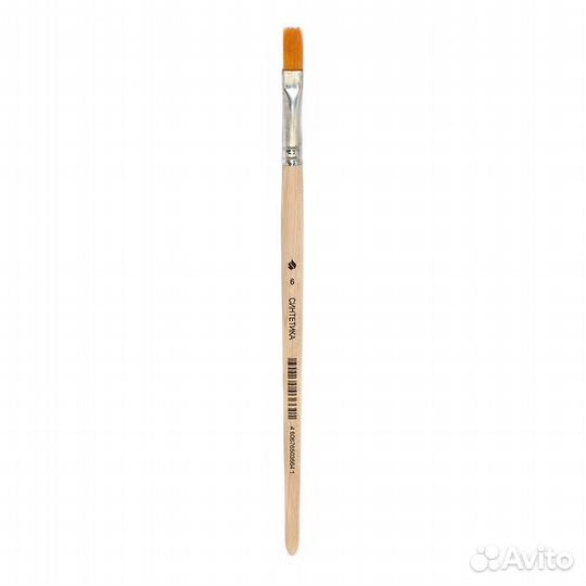 Кисть синтетика, плоская №06 С-4626