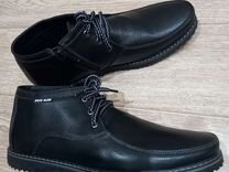 Новые кожаные ботинки мужские