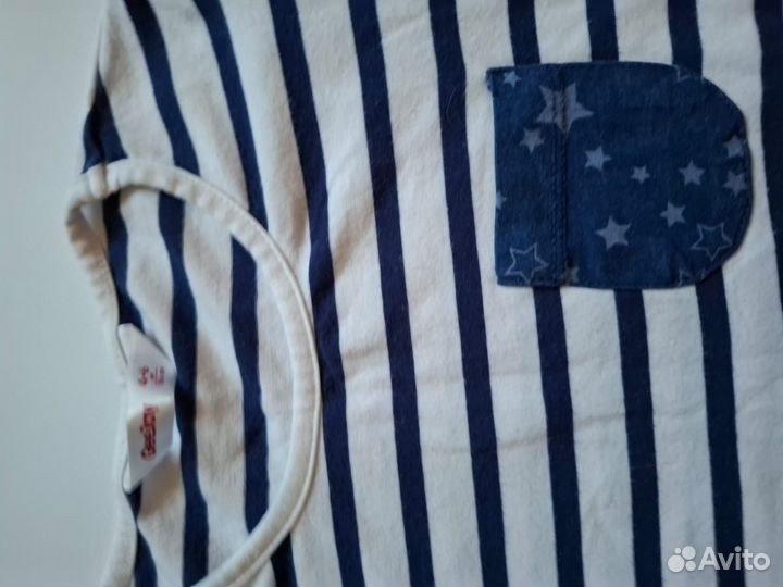 Лонгслив пакетом на девочку 116 см