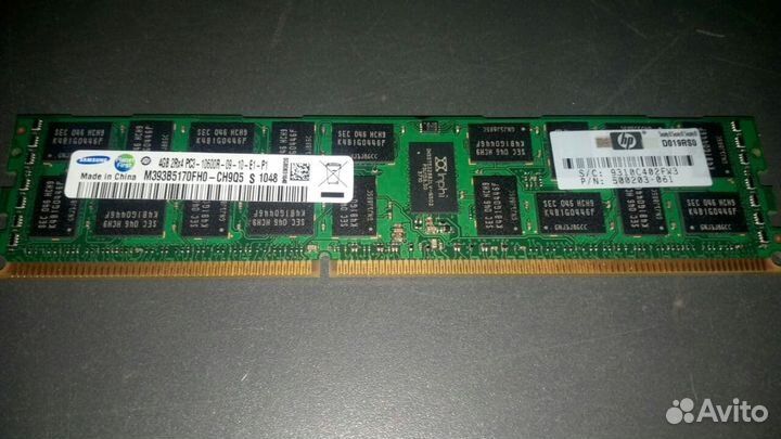 Dimm, DDR, DDR2, DDR3 обычная серверная
