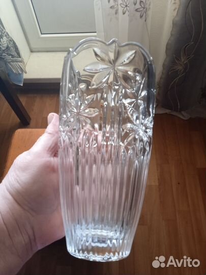 Хрустальная ваза чехия